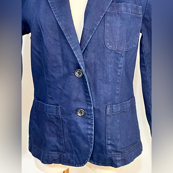 Lauren by Ralph Lauren Dark Denim Blazer - Picture 3 of 8